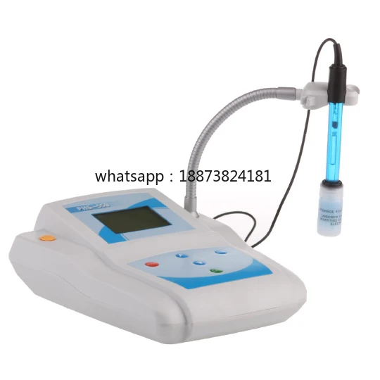 

Laboratory Benchtop Three Points Calibration 0-14PH 1999mV 0-100℃ Electrode Digital Water Quality Analyzer PH Meter fast shippin