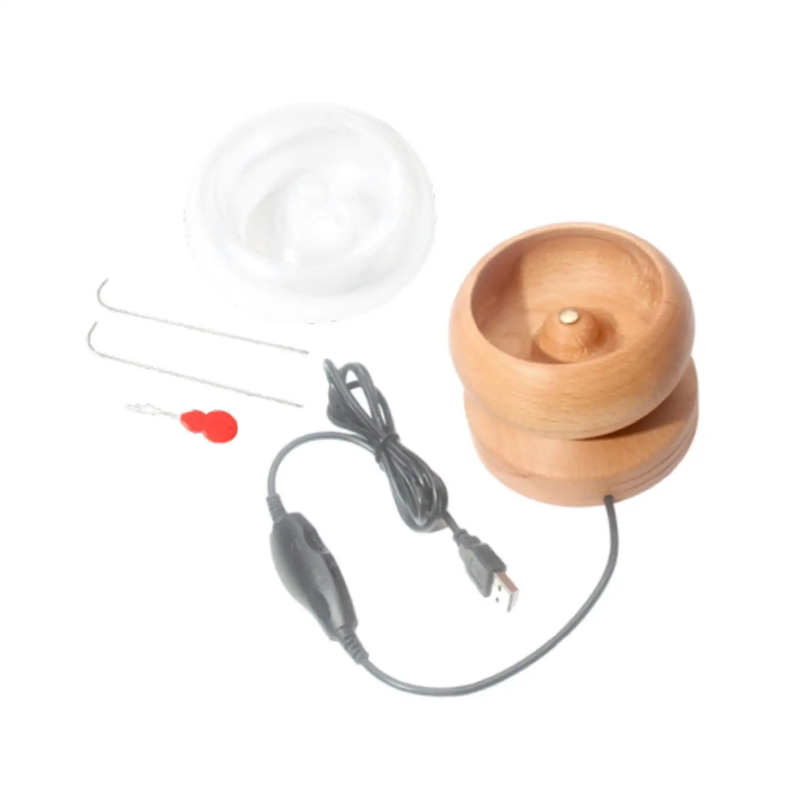 Electric Bead Spinner with Needle Bead Tool for Crafts Waist Chains Necklace