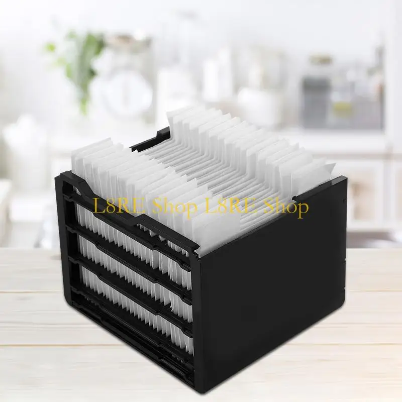 L8RE 28Pcs Desktop Air Conditioner Filter Space Cooler Filter Air Cooler Filter Replacement Cooling Filter