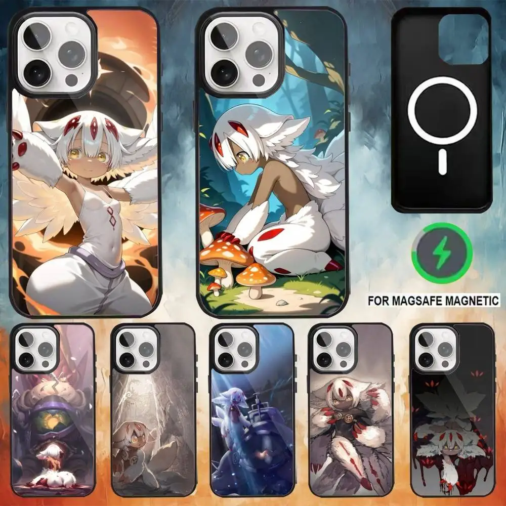 

Made In A-Abyss F-Faputa Phone Case For iPhone17,16,15,14,13,12,11 Plus,Pro Max Magnetic Magsafe Wireless Charging