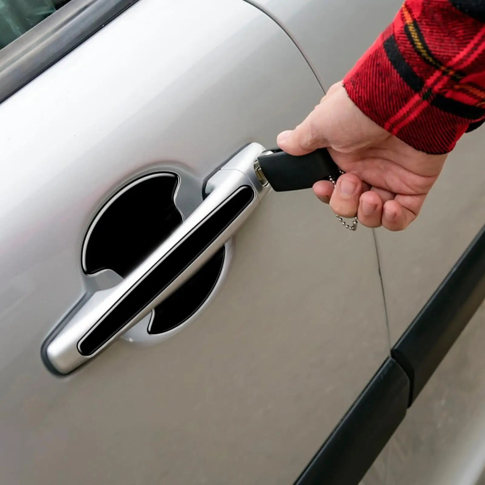 

8 шт., универсальные автомобильные дверные ручки, чаша, защитные наклейки от царапин, прозрачная автомобильная ручка, защитная полоса от столкновений