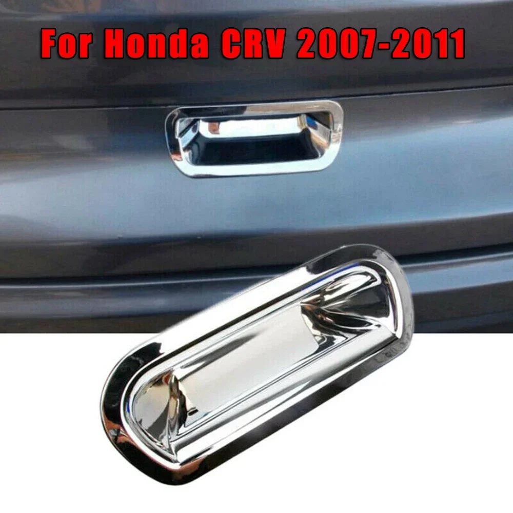 

Carhome Car Rear Trunk Door Handle Trim Cover For Honda CRV 2007-2011 Chrome Rear Trunk Tail Gate Door Handle Bowl Cover T