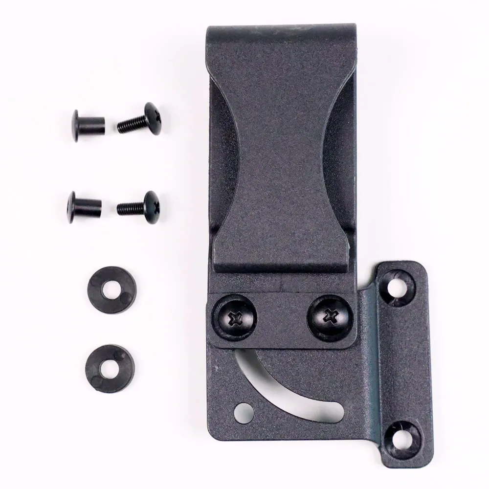 Universal 90 Degree Rotation Swivel Belt Clip Loop Clamp With Mounting Hardware For DIY Kydex Sheath Holster Tool Parts