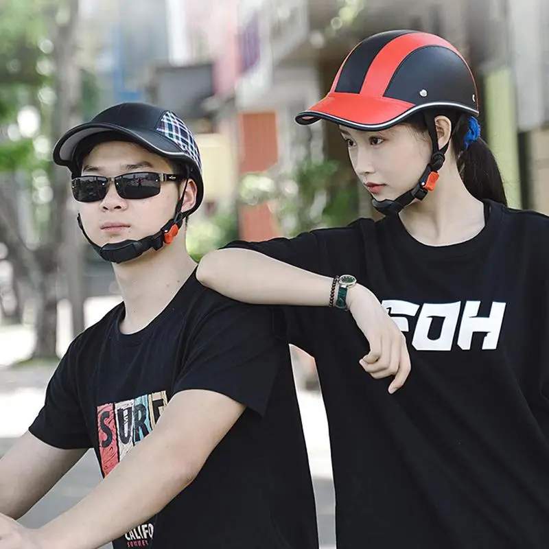 Half Face Electric Scooter Helmet Motorbike Electric Car Helmets Men Women Unisex Scooter Summer Helmet Safety Protection Gear