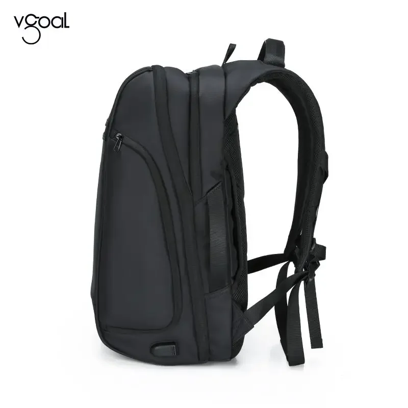 VGOAL 15 17 inch Laptop Man Backpack   USB Recharging Multi-layer Space Travel Male Bag Anti-thief Mochila