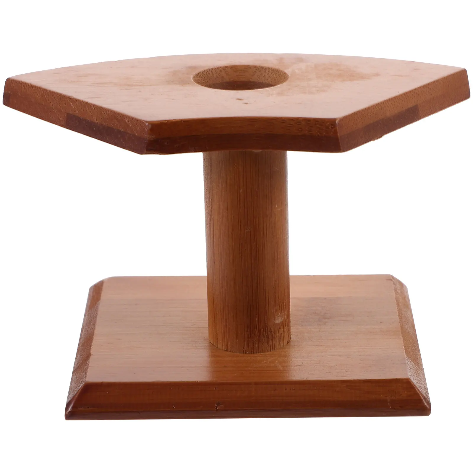 

Bamboo Hand Roll Holder 1 Hole 3 3CM Diameter Reusable Japanese Sushi Cone Storage Rack for Home Restaurant Hotel Party