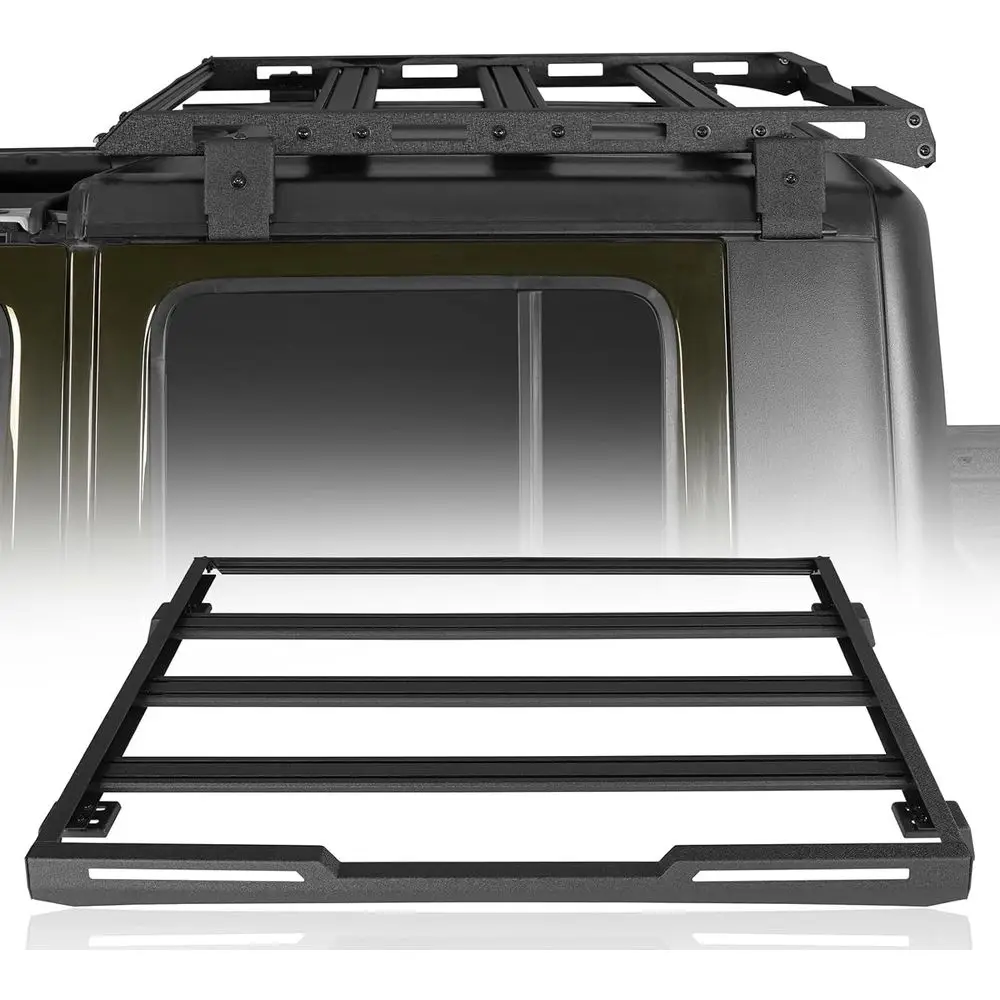 

JT Roof Rack Off-Road Cargo Management Storage Rooftop Luggage Carrier Cargo Basket for Jeep Gladiator JT 2020-2025 Pickup Truck