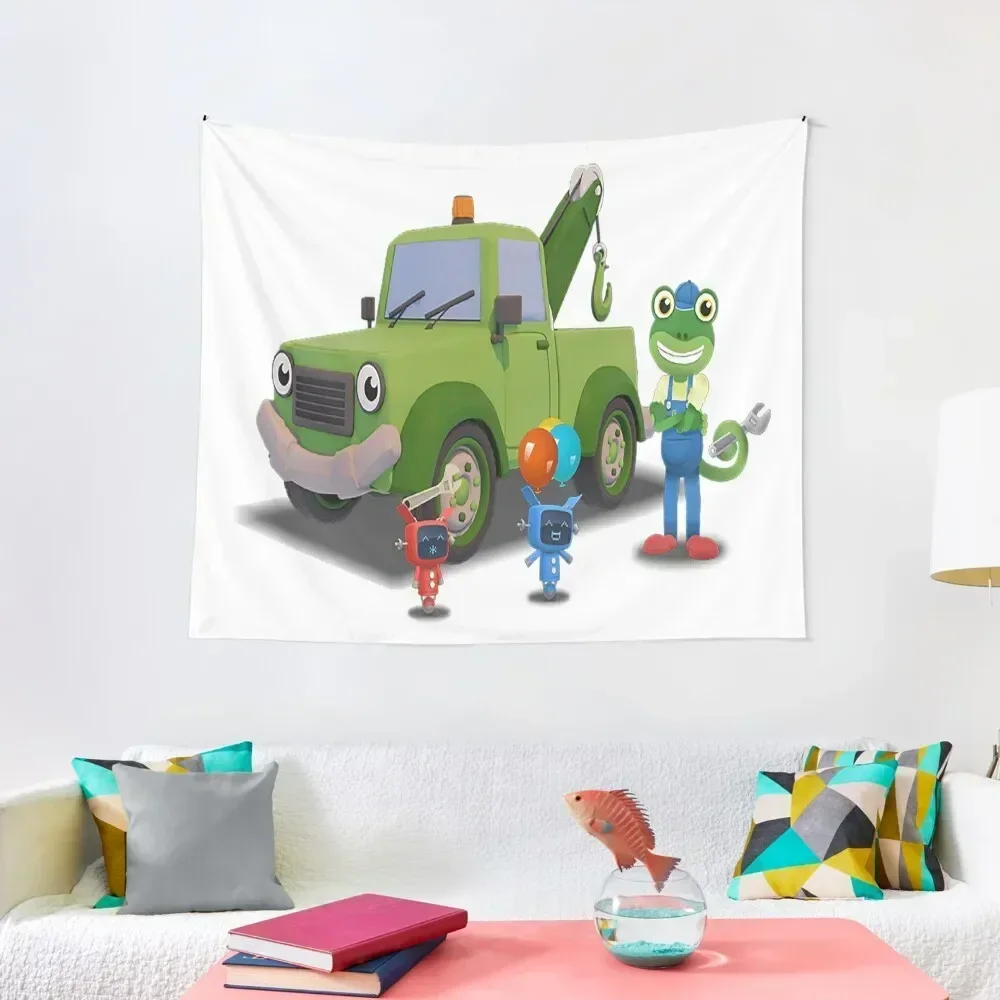 

Gecko's Garage, Garage Gecko's GG Tapestry House Decor Decor For Room Anime Decor Cute Room Tapestry