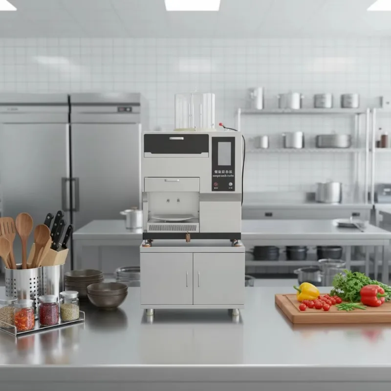 

Electric Full Automatic Noodle Machine for Home 304 Food-Grade Stainless Steel Multi Noodle Types One-Touch Dough Mix Press