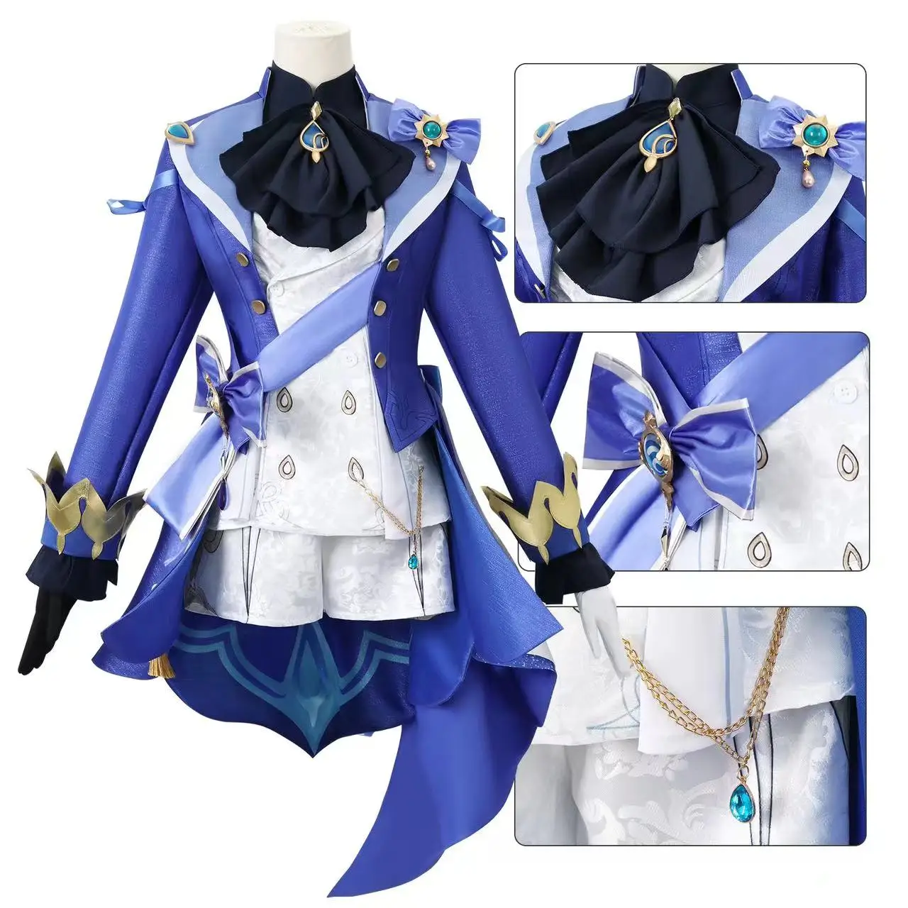 Genshin Impact cos clothing high matching version Fuclos cosplay clothing Fengdan Shuishen Funina complete set