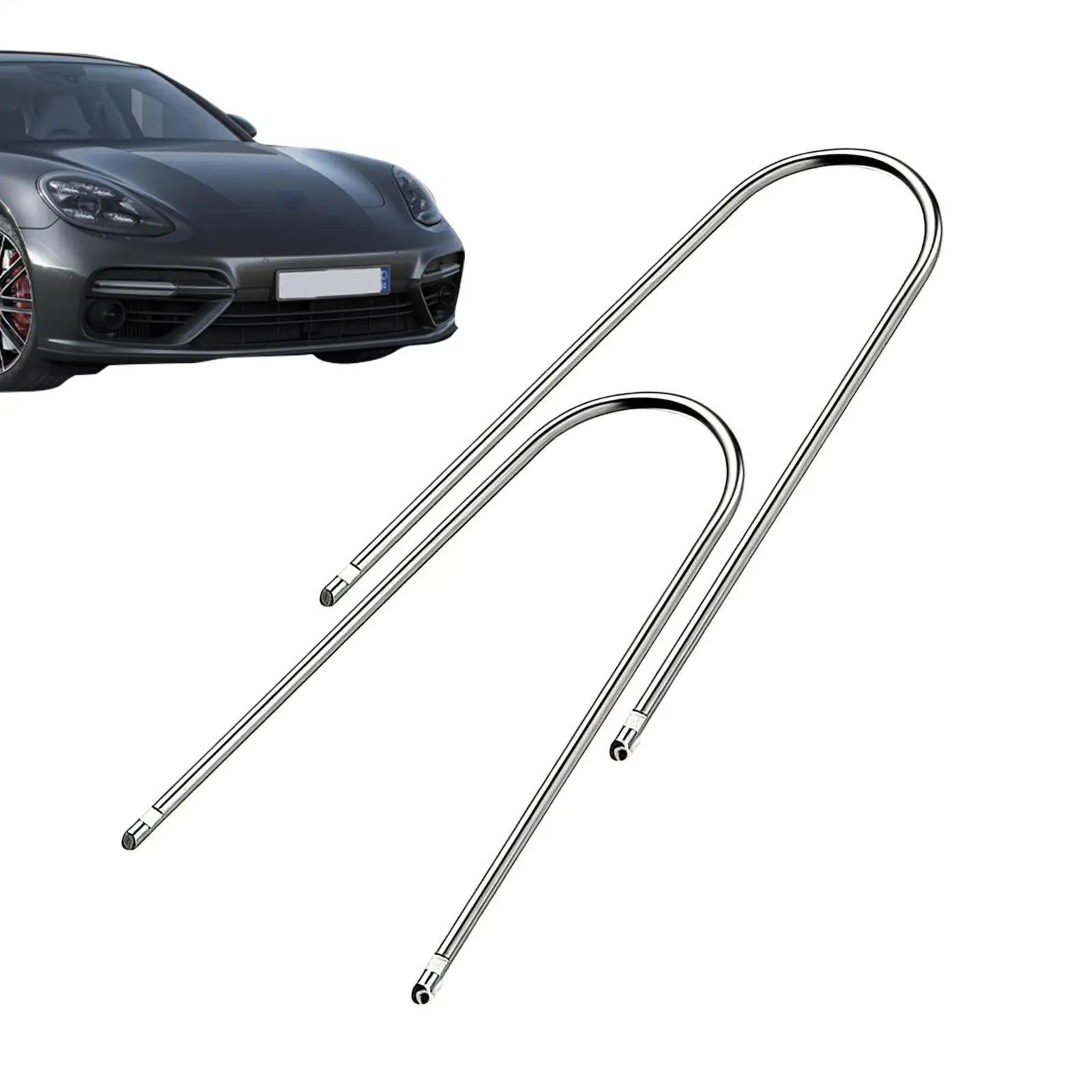 

2Pcs Car Stereo U Shaped Removal Prying Compact Disc Changer Disassembly Repair Key For Automotive Stereo Repair Tools