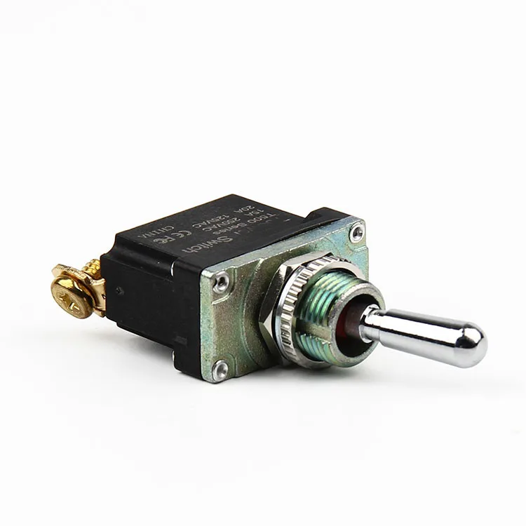 Original T501FW 2 pin 2 gear reset (ON)-OFF waterproof button switch Auto yacht modification switch with certification
