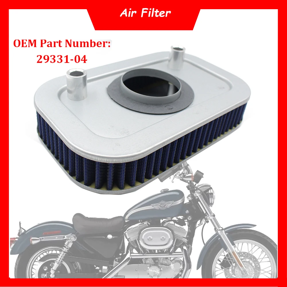 

Motorcycle Engine Air Filter Cleaner HD-8834 Air Intake Filter Element For Harley Sportster Nightster Custom XL883 XL1200C