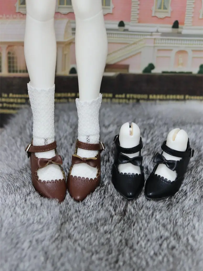 

BJD Doll Shoes 1/4 gl/dfh/Xuebao doll Bow Princess Shoes High Heels bjd Doll Accessories