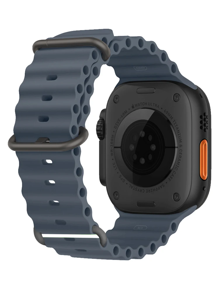 【セール中】Apple Watch Ultra 3 2 49mm 46mm 45mm 44mm 42mm 40mm 41mm対応 オーシャンバンド スポーツブレスレット correa iWatch Series 11 10 9 7 8 5 6 SE ストラップ