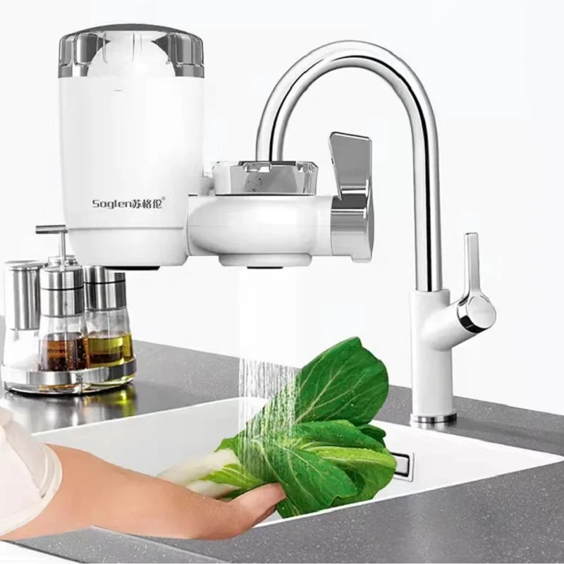 

# Смеситель для очистки воды, кухонная насадка для душа, очистка воды, прозрачная крышка, видимый керамический фильтрующий элемент, фильтрация