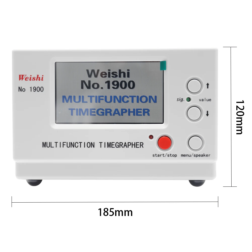 WeiShi No.1000/No.1900 Timegrapher Watch Testing Tool Watch Tester for Repairers Hobbyists Watch Test Repairing Tool Timing Test