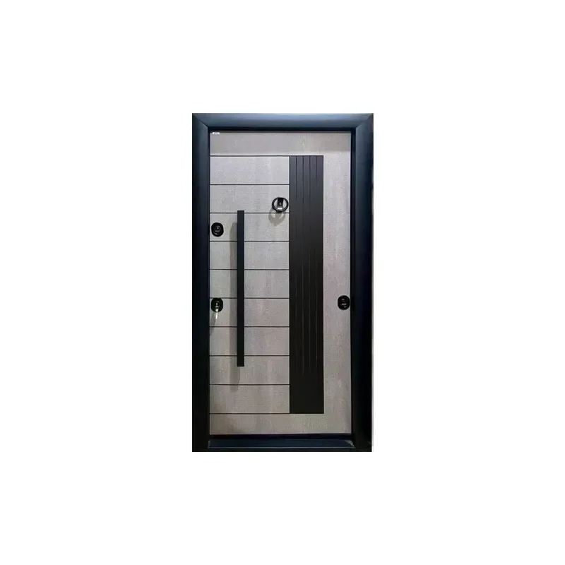 Turkish Style Steel Wood Iron Entry Door High Texture Russian Design Foreign Trade Exterior Security Door for Home Entrance