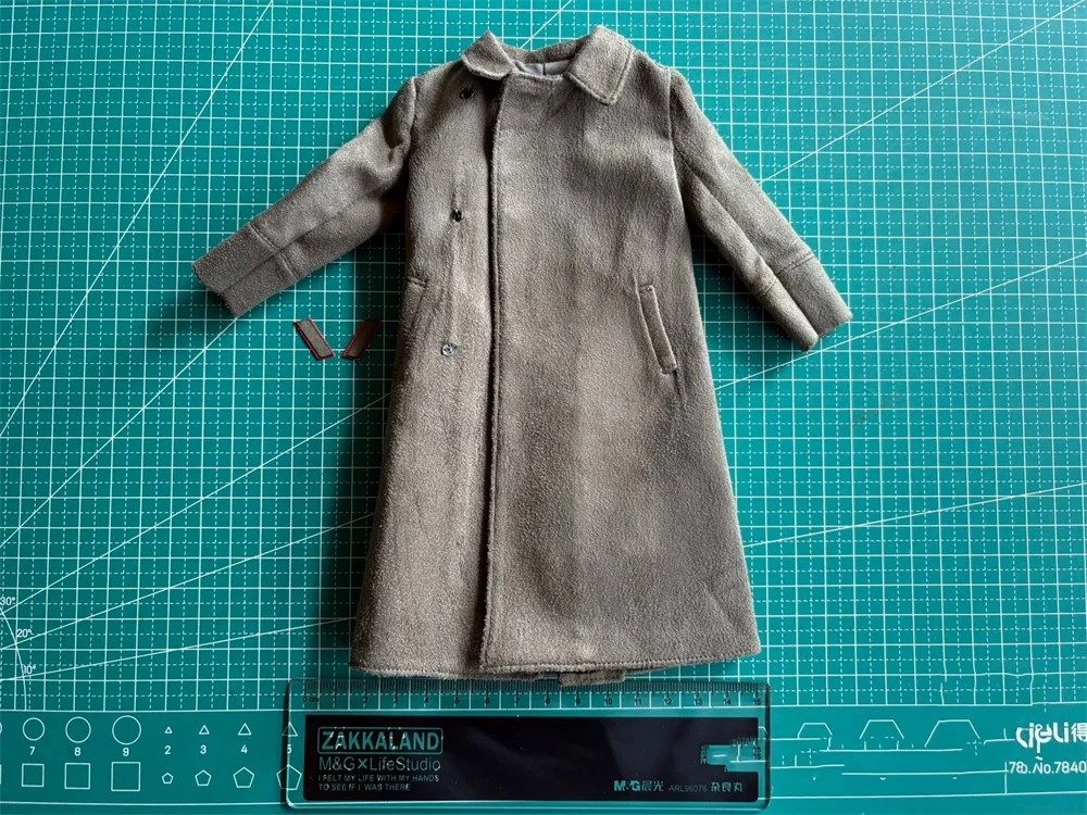 1/6 BGM TOYS BGM-005 Soviet Soldier Doll Mini Toys Model Long Overcoat Tops Shoulder Bag Cap For 12