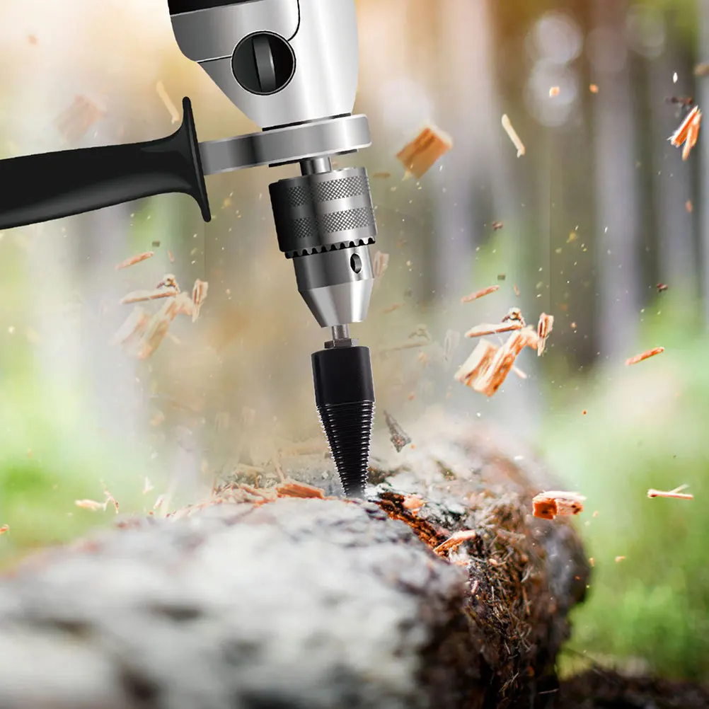 

High Carbon Steel 42mm Firewood Drill Bit Electric Wood Splitter Tool Multi Functional Design Firewood Drill Bit Wood Splitter