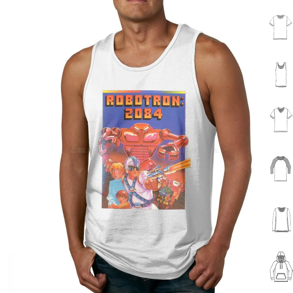 

Robotron Tank Tops Print Cotton Robotron Geek