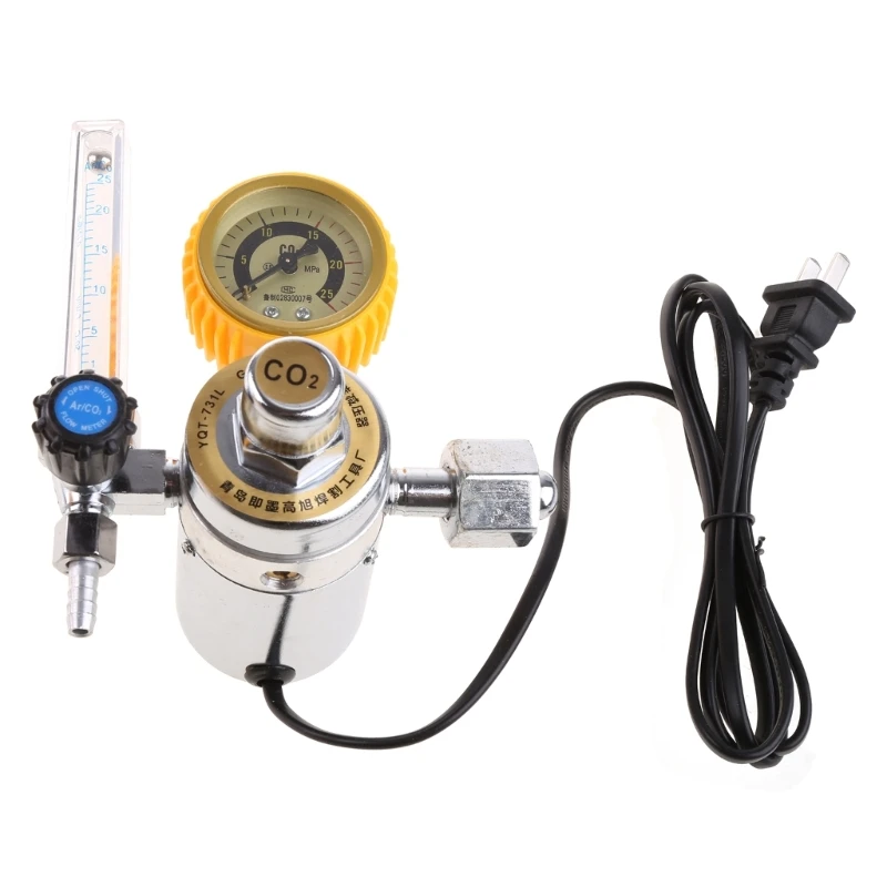 

CO2Regulator Carbon Dioxide Heated Gauge CO2- Heated Pressure Reducer- 0-25MPa 5/8-inch Easy Installation Dropship