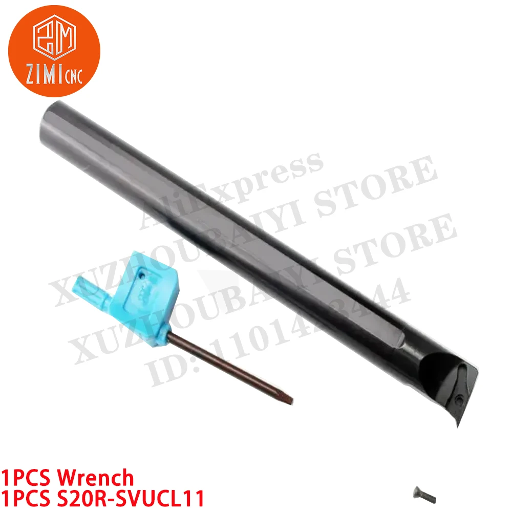 1PC S20R-SVUCL11 S20R CNC Lathe Internal Turning Tool Holder Boring Bar For VCGT11 Carbide Insert metal mechanical cutting tool