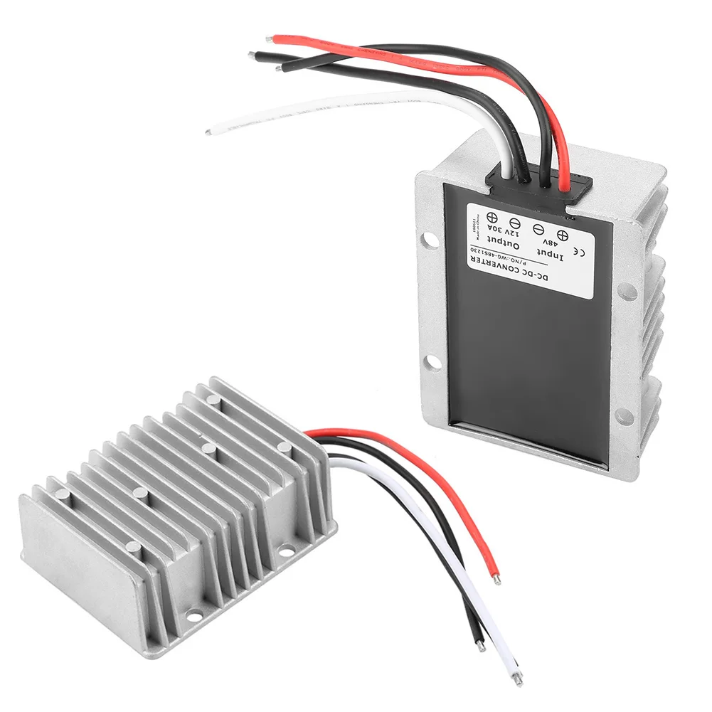 48 فولت إلى 12 فولت سيارة محول الجهد المنظم امدادات الطاقة 30A 360 واط امدادات الطاقة محول جهد كهربي سيارة محول جهد كهربي
