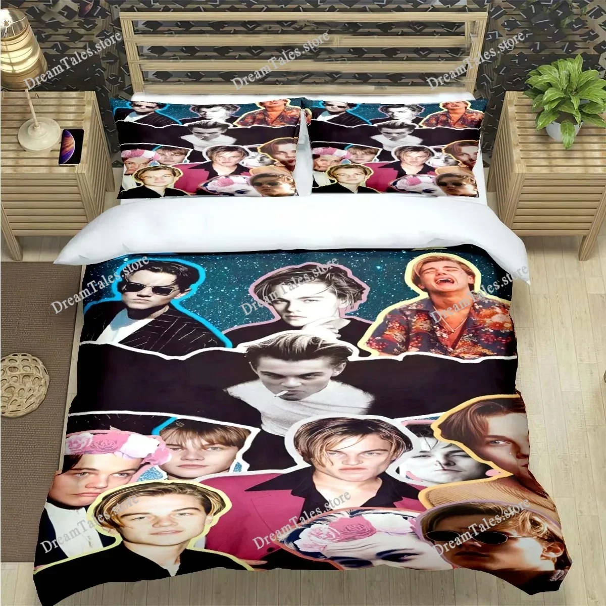 

Famous Actor L-Leonardo DiCaprio Print Bedding Sets Bed Supplies Set Duvet Cover Bed Comforter Set Bedding Set Luxury Gift741
