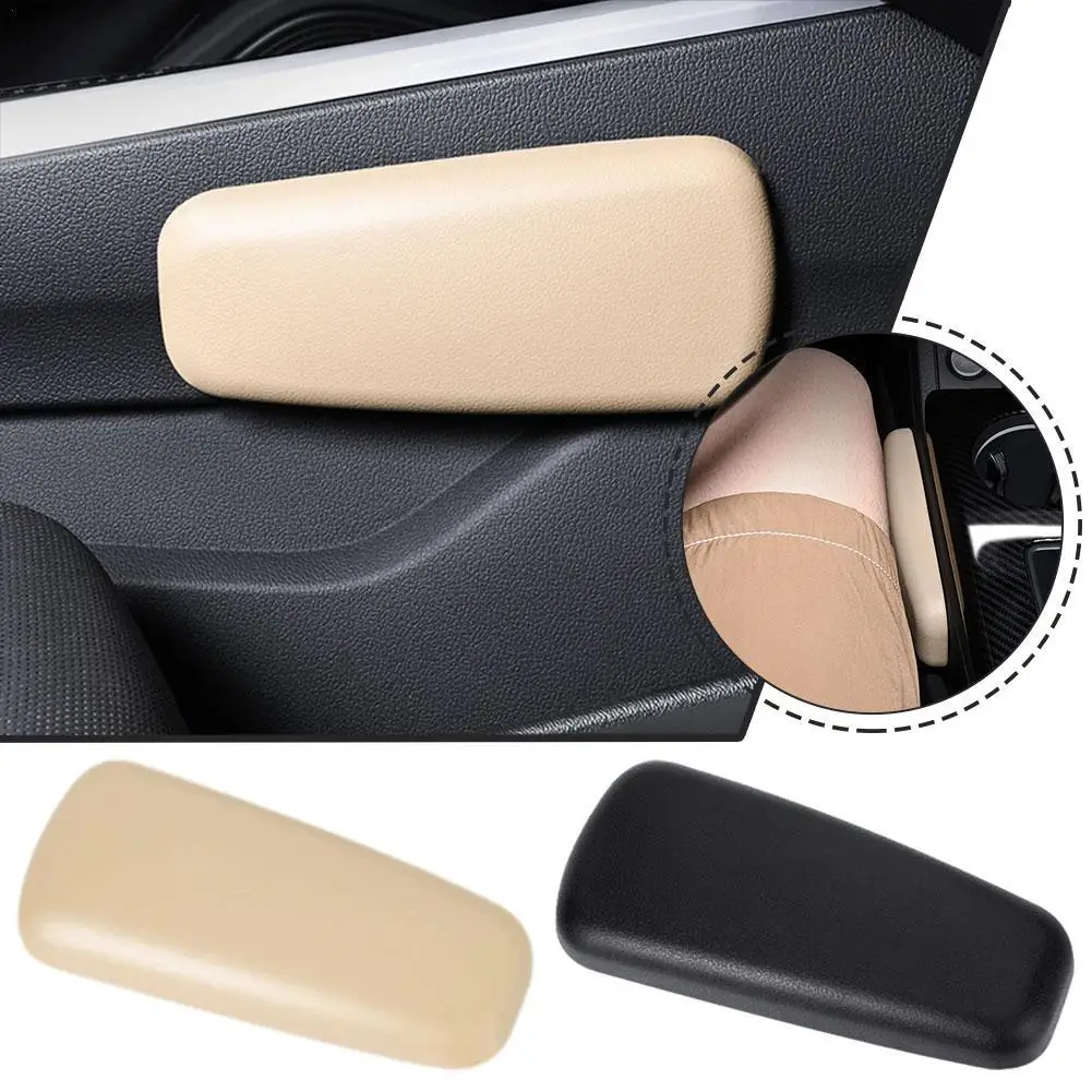 Car Knee Rest Pad Interior Auto Armrest Pad For Door Central Console Side Protective Pad Pu Leather Soft Armrest Box  Relax Pads