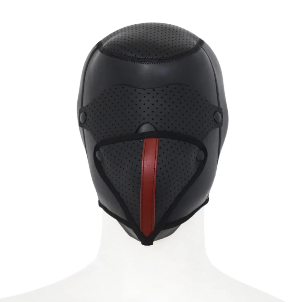 Máscara facial completa de neoprene para homens e mulheres, festa de Halloween, capuz fetiche misterioso, estilo punk, águia, falcão, bico, cosplay