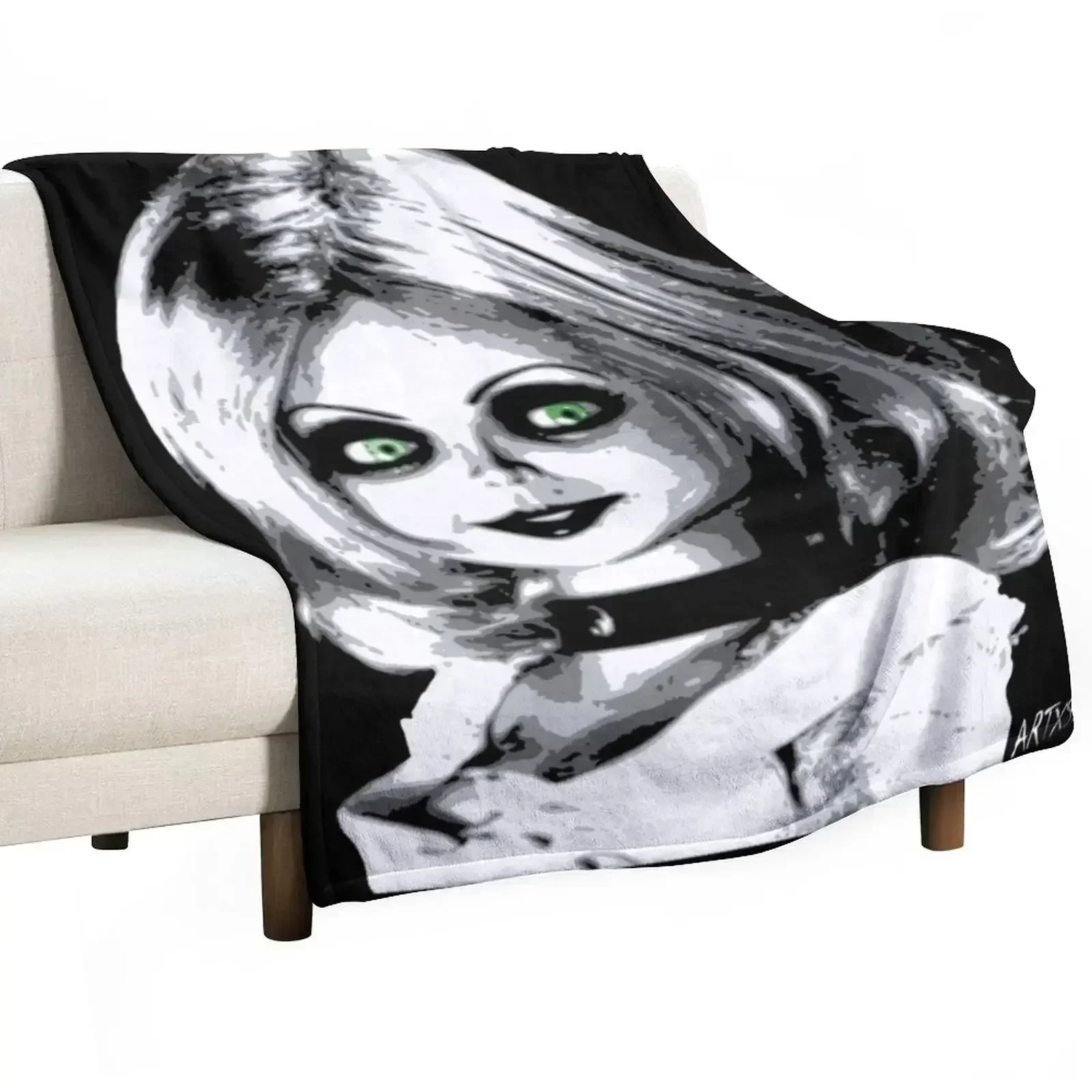 

Bride of Chucky Throw Blanket Stylish Warm Blanket for Living Room Bedroom