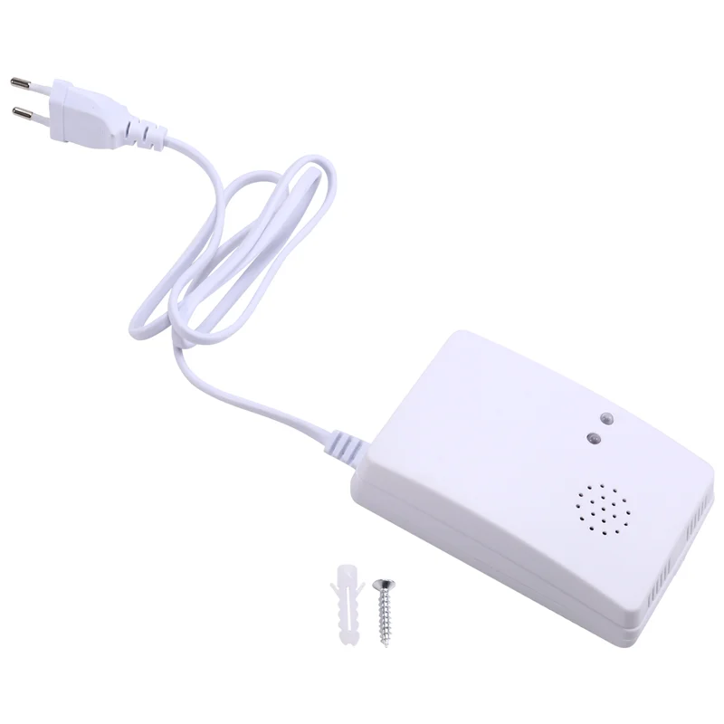 ABFN-детектор утечки газа горючий пропан-бутан металтан предупреждение об утечке горючего газа датчик сигнализации для домашней безопасности вилка европейского стандарта