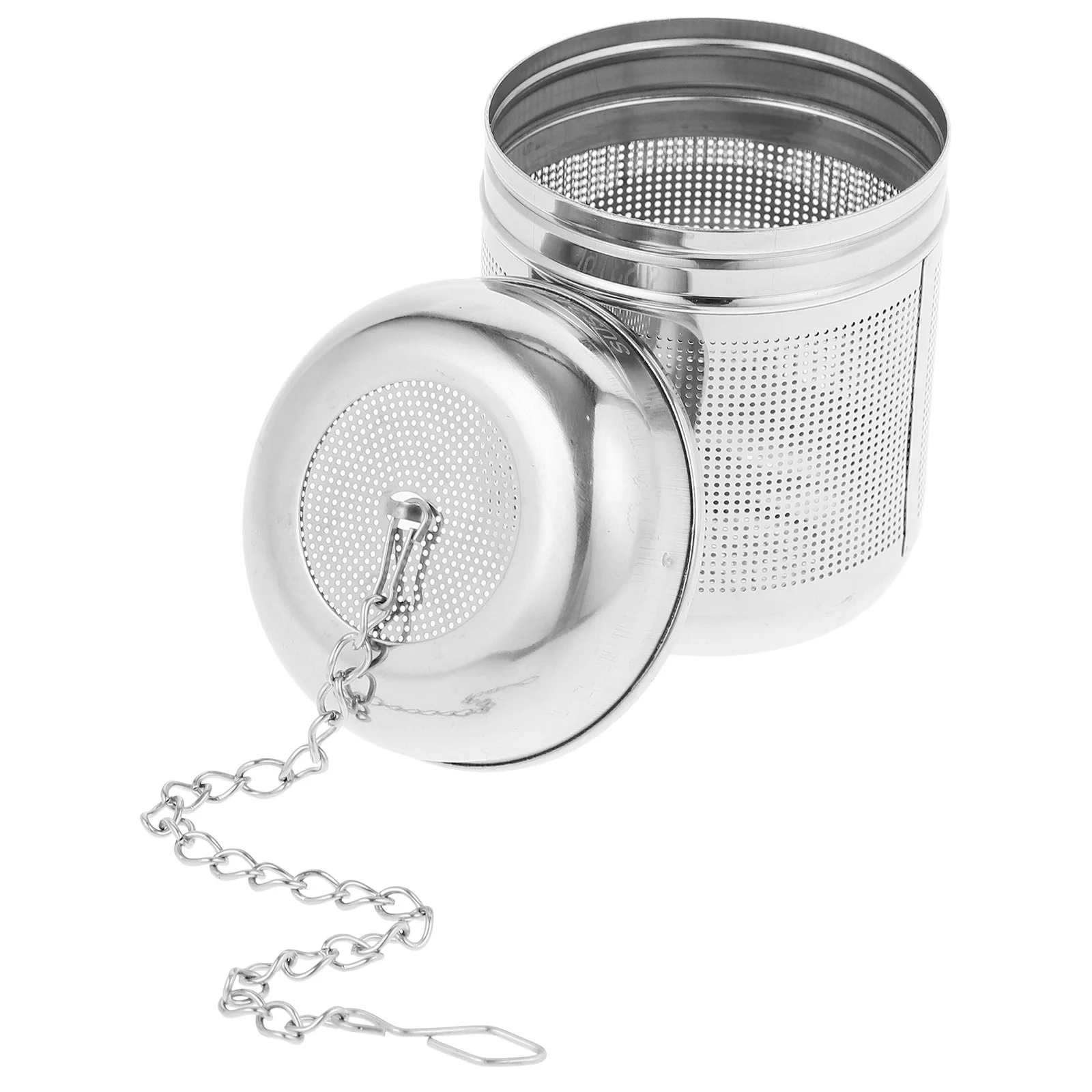 

1pc Tea Infuser Stainless Steel Fine Mesh Filter For Loose Leaf Tea Herbal Spices Fruit Juice Kitchen Use Portable Seasoning