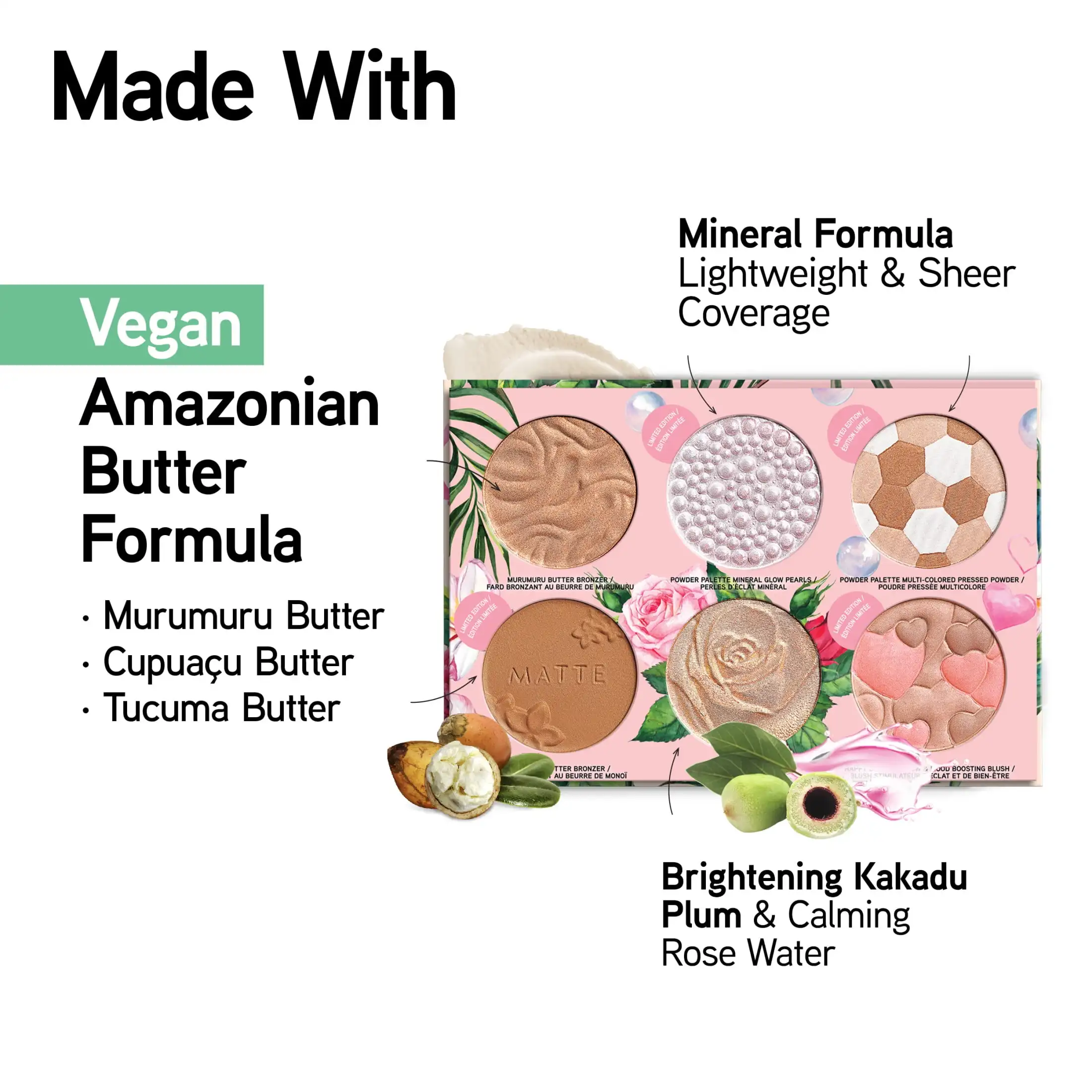 Face Palette, Natural,Easily blend, highlight, and set.