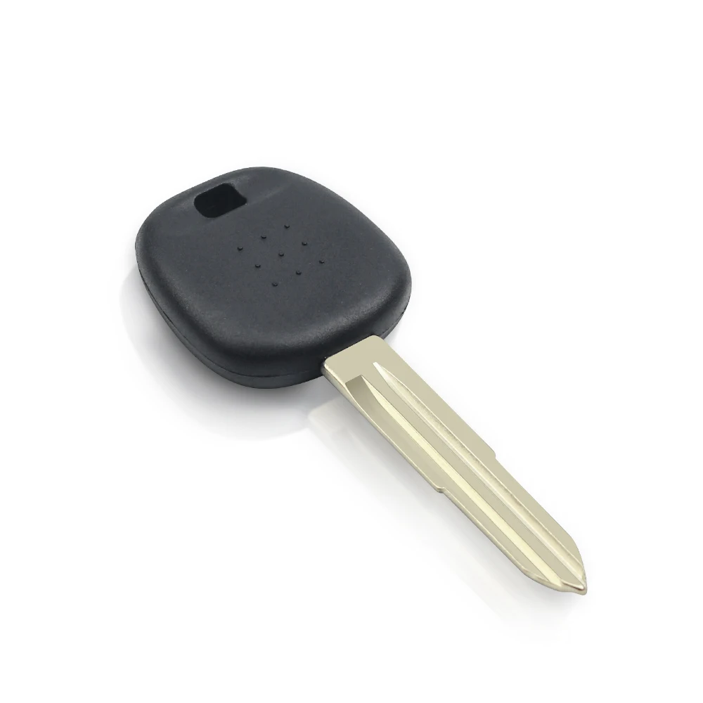 KEYYOU Transponder Chip Key Shell Blank Car Key Case For Toyota 2002 2003 2004 2005 Uncut TOY41 Blade No Chip Fob