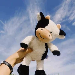 23/30cm Soft Plushie Cow Toys Stuffed Animal Milk Cattle Dolls For Kids Appease Toy Cute Cow Nap Plush Pillow Gifts For Friends