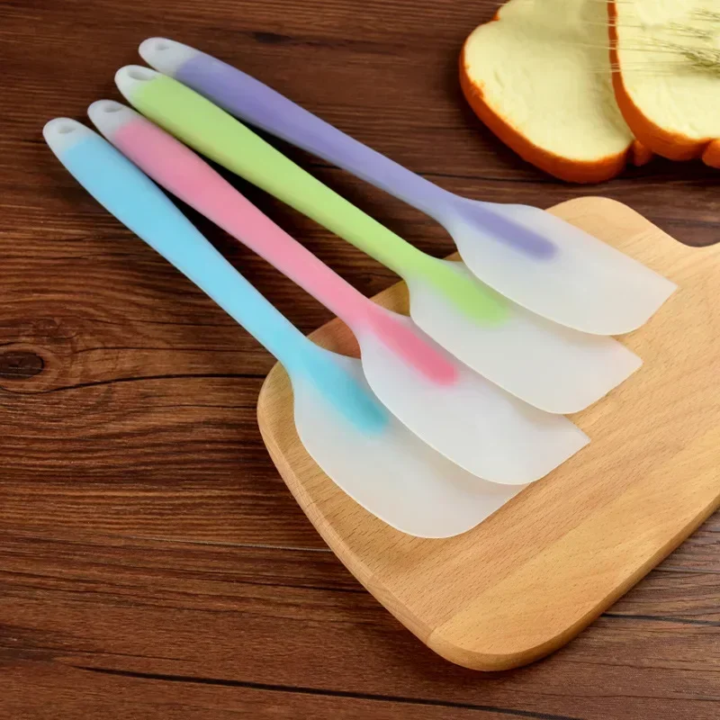

Silicone Scraper Translucent Non-Stick Cake Cream Spatula Kitchen Cooking Pastry Scraper Mold Brush Tool Baking Accessorie