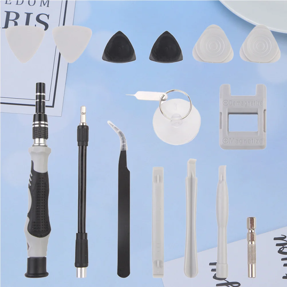 1 set 15-In-1 Phone Repair Tool Kit Mobile Maintenance Screwdriver Set Non-Slip Handle For Cell Phone Computer Appliance Fixing