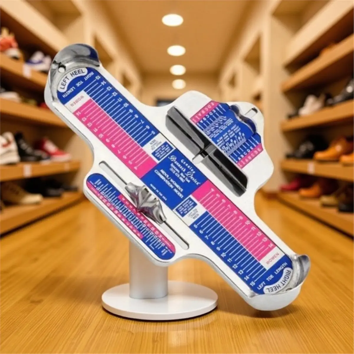 A252P ~Foot Measuring Device, Adult Foot Measuring Ruler, Combination Measuring Device, Professional Foot Sizer Measuring Tools