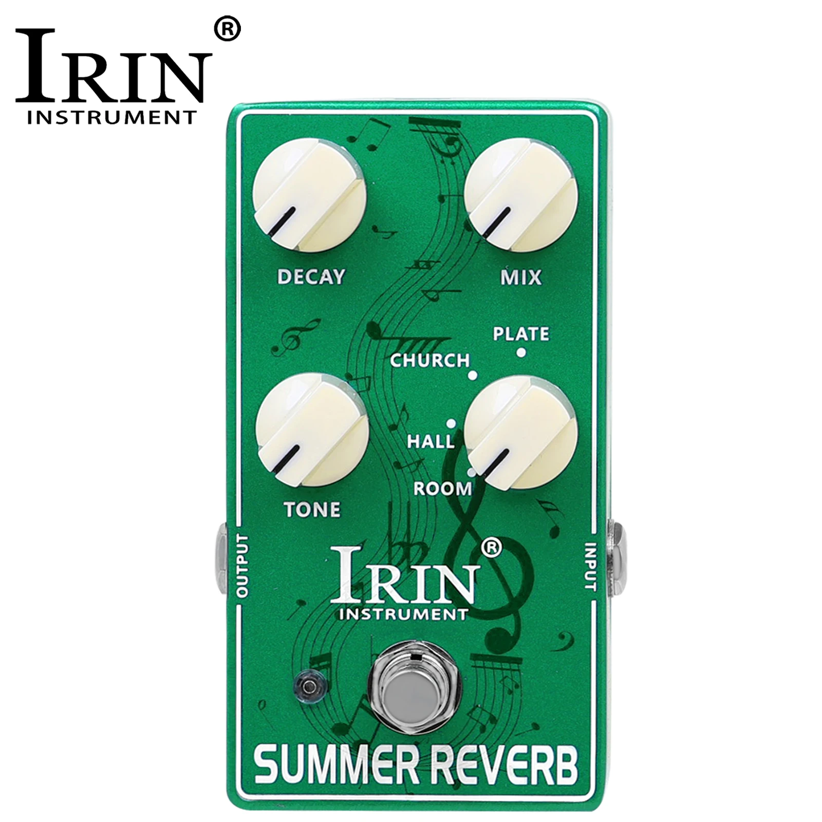 

IRIN XS-05 Electric Guitar Effect Pedal Summer Reverb Effect Pedal True Bypass Mini Single Guitar Pedal Guitar Accessories&Parts