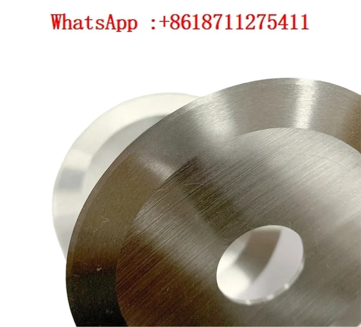 

Slitter Flat Round Blade Double Sides 2 Layers Knife-Edge For Paper Flim Cloth Tube Tape Leather...Cutting