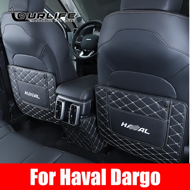 

Car Seat Back Pad Anti Kick Protector For Haval Dargo 2021 2022 2023 2024 Anti Dirty Interior Accessories Trim Decoration