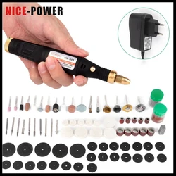 Portable Engraving Pen Professional DIY Wood Polishing Carving Tool Set Mini Grinder Drill Engraver Wired Electric Dremel Kit