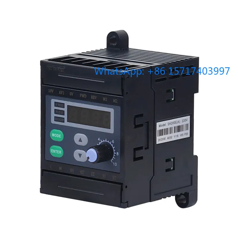 

Встроенный регулятор SK, контроллер цифрового дисплея двигателя Taibang 6W-200W, однофазный переключатель управления скоростью переменного тока