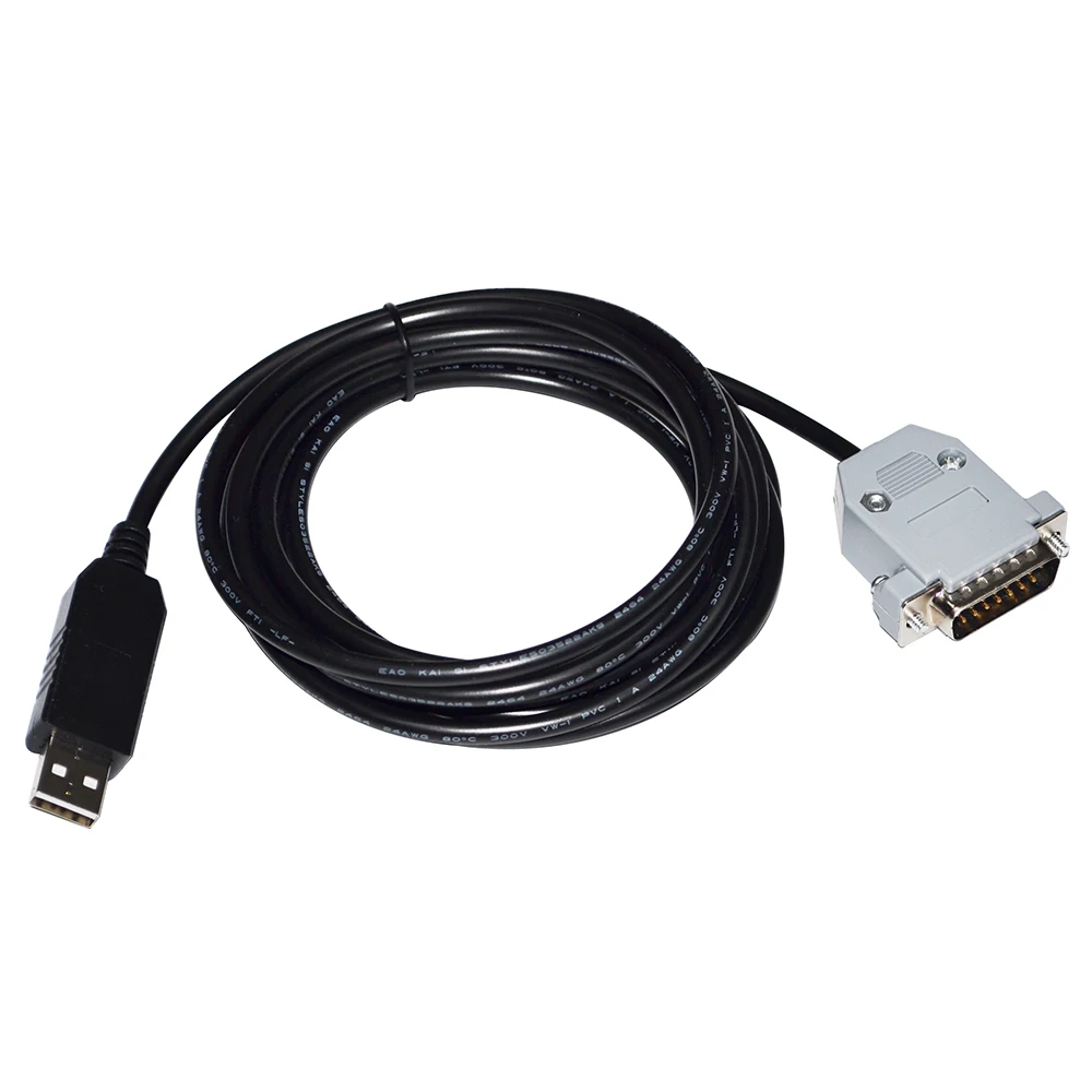 FTDI FT232RL CHIP USB TO RS232 / RS485 D-SUB 15 PIN DB15 MALE ADAPTER COMMUNICATION PROGRAM CABLE FOR YOKOGAWA DD DRIVE DRVGIII