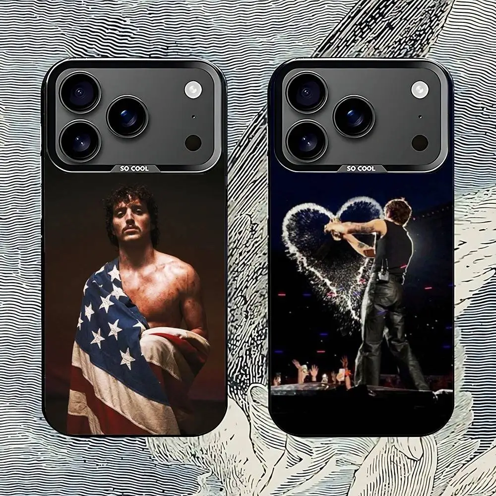 Чехол для телефона Benson Boone Singer для iPhone 17, 16, 15, 14, 13, 12, 11, Pro, Max, Plus, E, Air, Mini, черный, из ТПУ, с технологией IMD