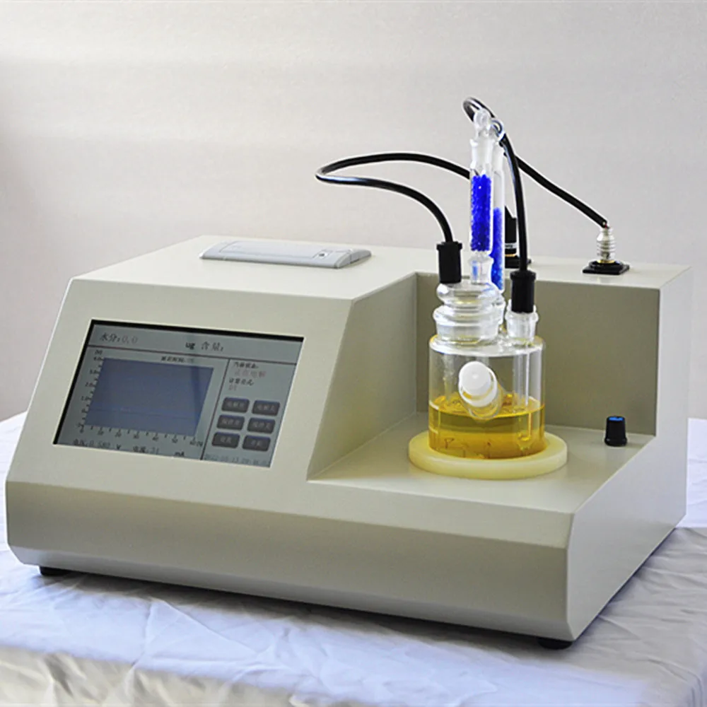 High Accuracy Automatic Transformer Oil Moisture Meter Digital Display Karl Fischer Titrator Low Price Trace Tester