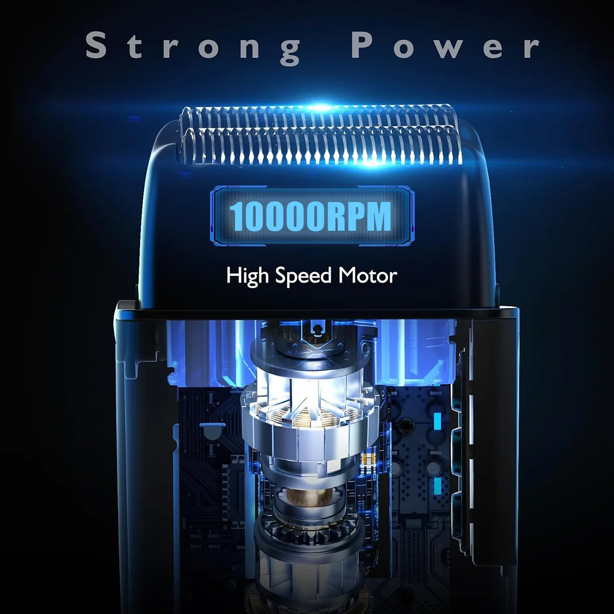 BRDCLIP Professional Men's Hair Clipper 6410 DLC FADE Full Steel Blade Barbershop 10000RPM Shaver 609 Hair Trimmer 6510