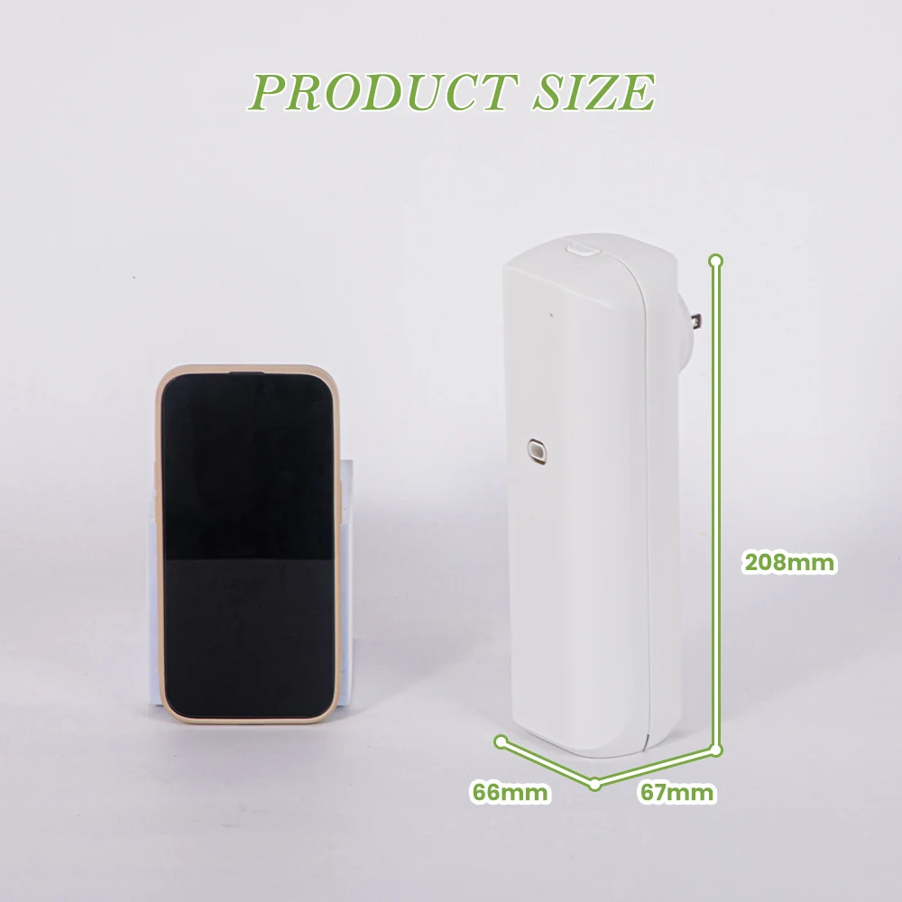 NAMSTE Aromatic Oil Diffuser Bluetooth Fragrance Diffuser Socket Style Aroma Oil Diffuser for Home Toilet Air Freshener Device view 6